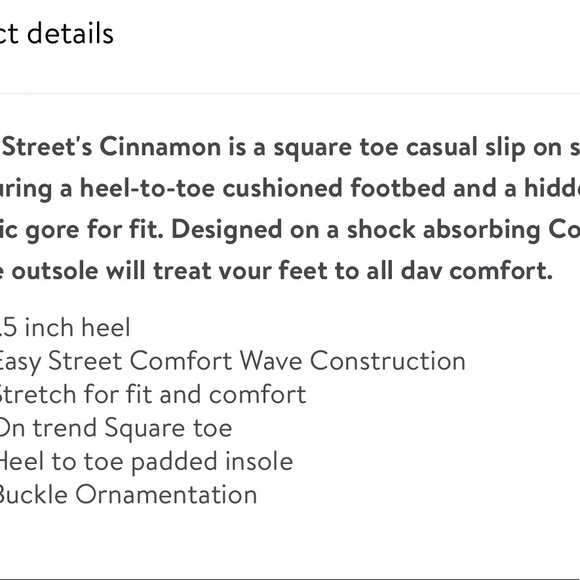 New Easy Street Comfort Wave Navy Blue Slip on Flats Womens shoes size 7.5 - Picture 14 of 15